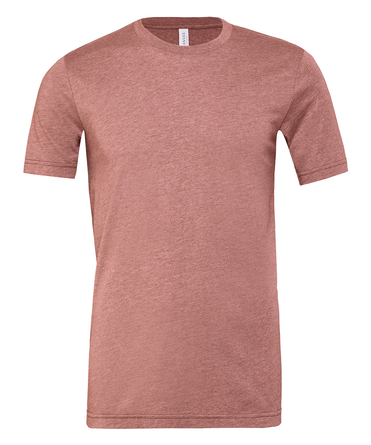 Unisex Heather CVC Short Sleeve T-Shirt in Heather Mauve