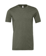 Unisex Heather CVC Short Sleeve T-Shirt in Heather Military Green