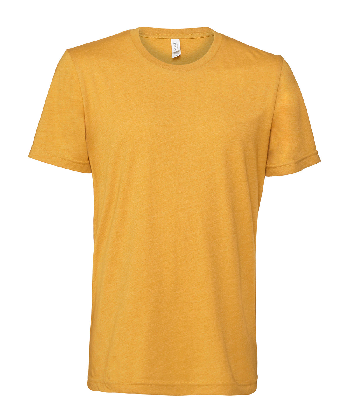 Unisex Heather CVC Short Sleeve T-Shirt in Heather Mustard