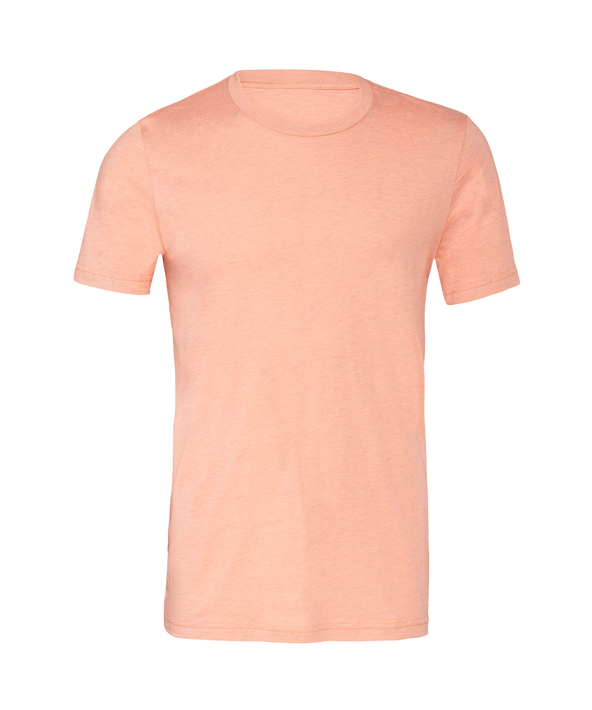 Unisex Heather CVC Short Sleeve T-Shirt in Heather Sunset