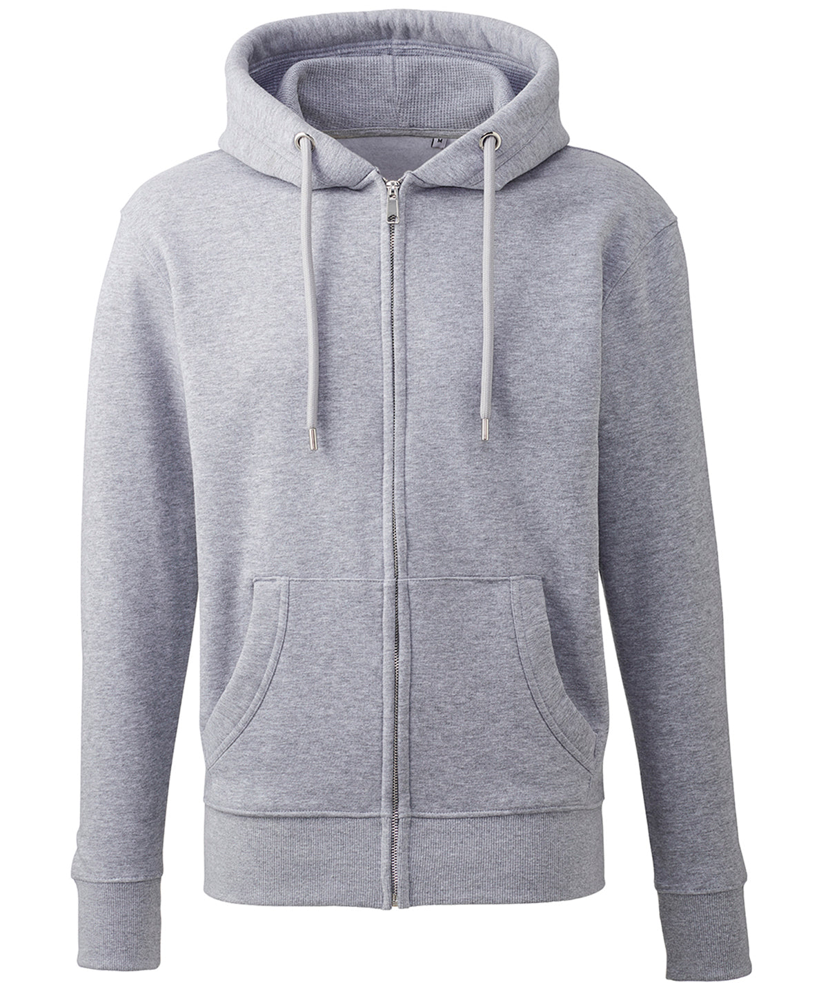 Men's Anthem Full-Zip Hoodie in Grey Marl