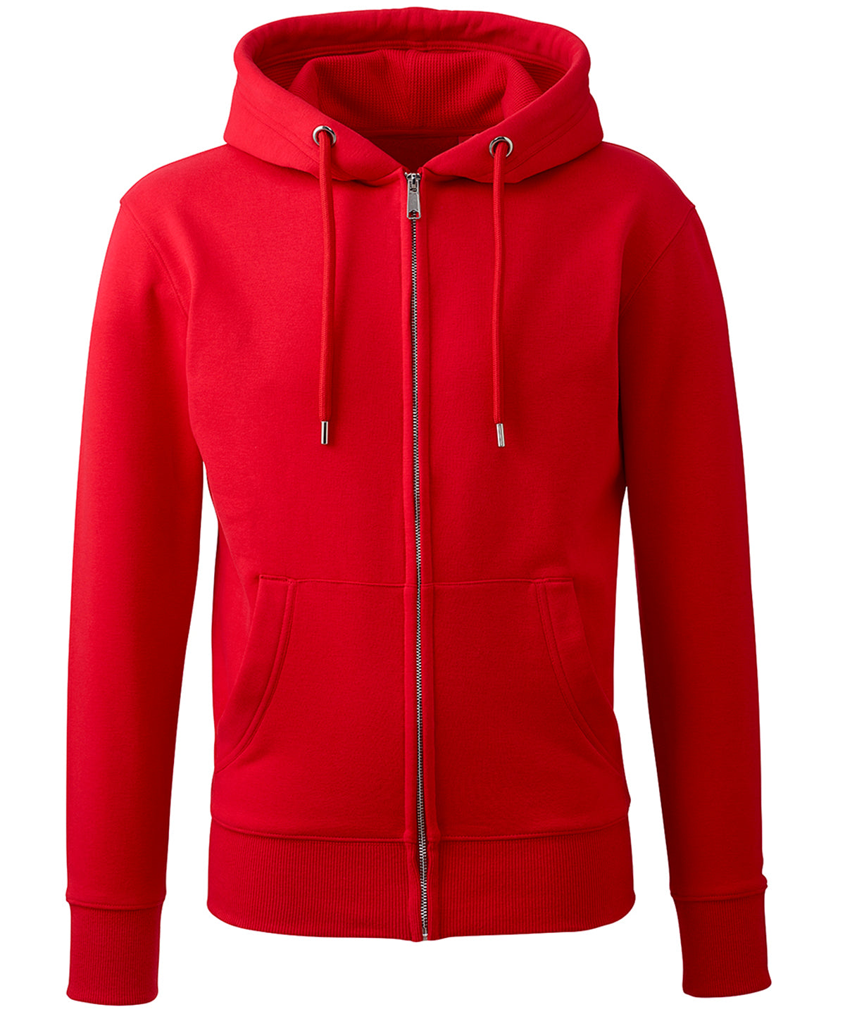 Men's Anthem Full-Zip Hoodie in Red