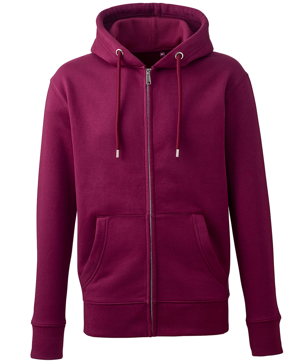 Men's Anthem Full-Zip Hoodie in Burgundy