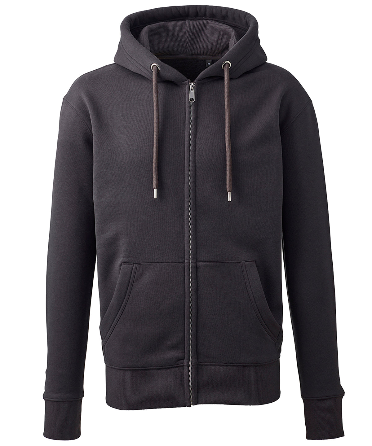 Men's Anthem Full-Zip Hoodie in Charcoal