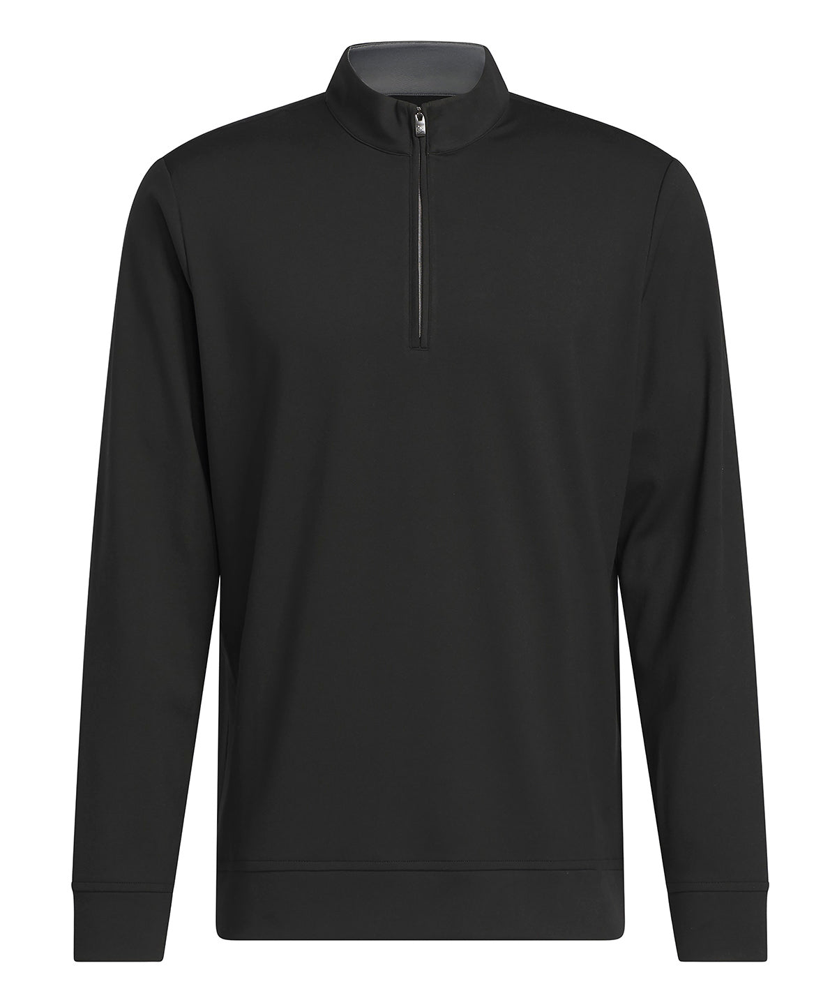 Ultimate 365 Classic Quarter-Zip in Black, front view