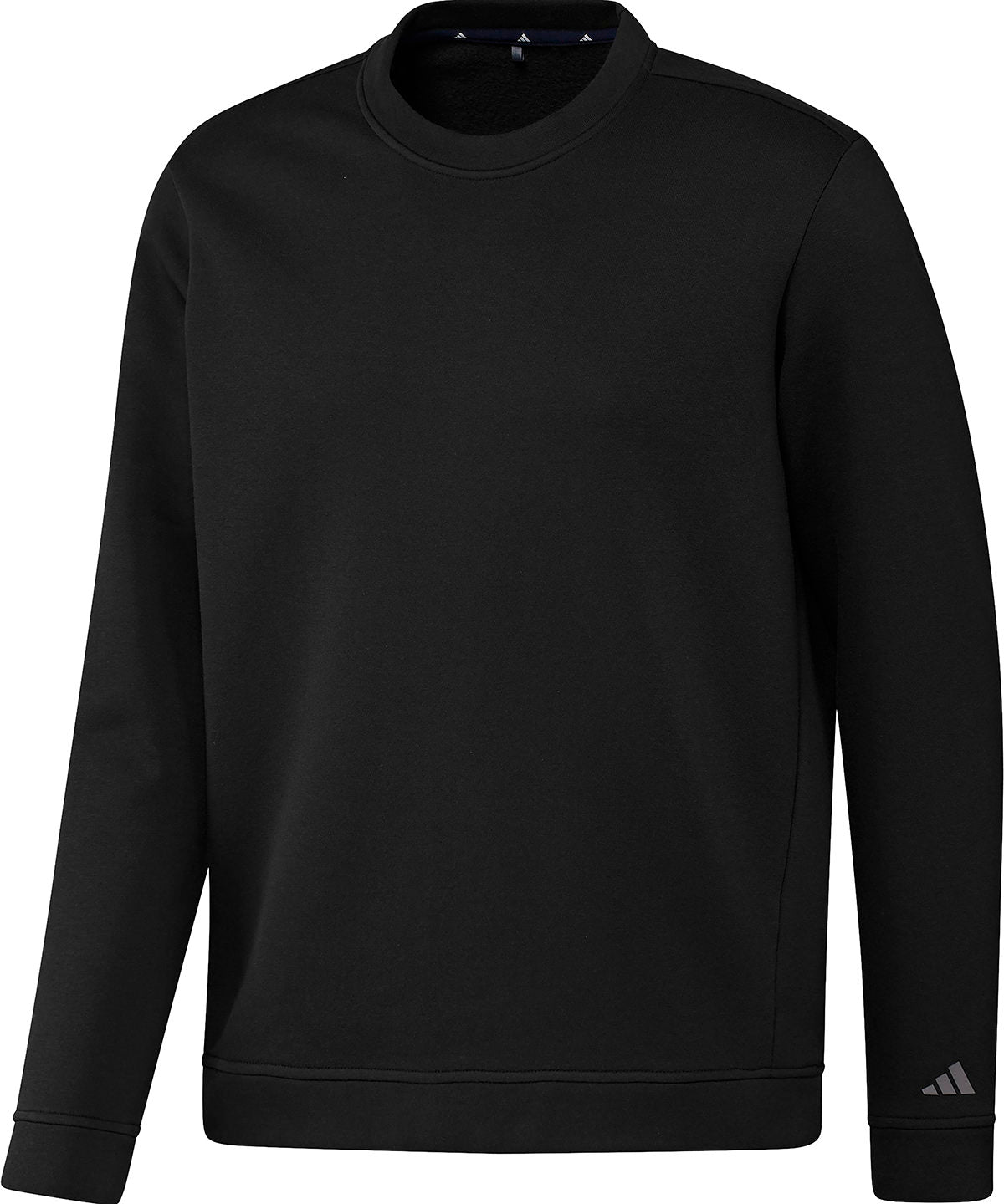Blank Crew Sweatshirt in Black, front view