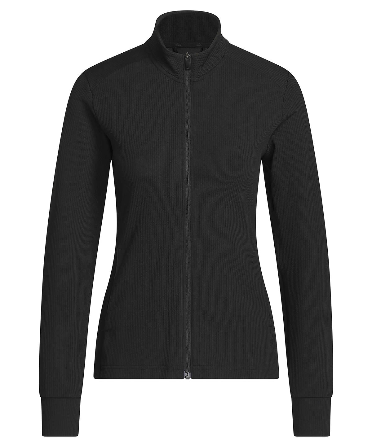 Women’s Performance Texture Full-Zip Jacket in Black, front view