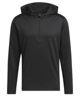 Lightweight Hoodie in Black, front view