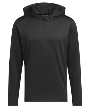 Lightweight Hoodie in Black, front view