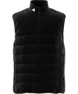 Puffy Vest in Black, front view