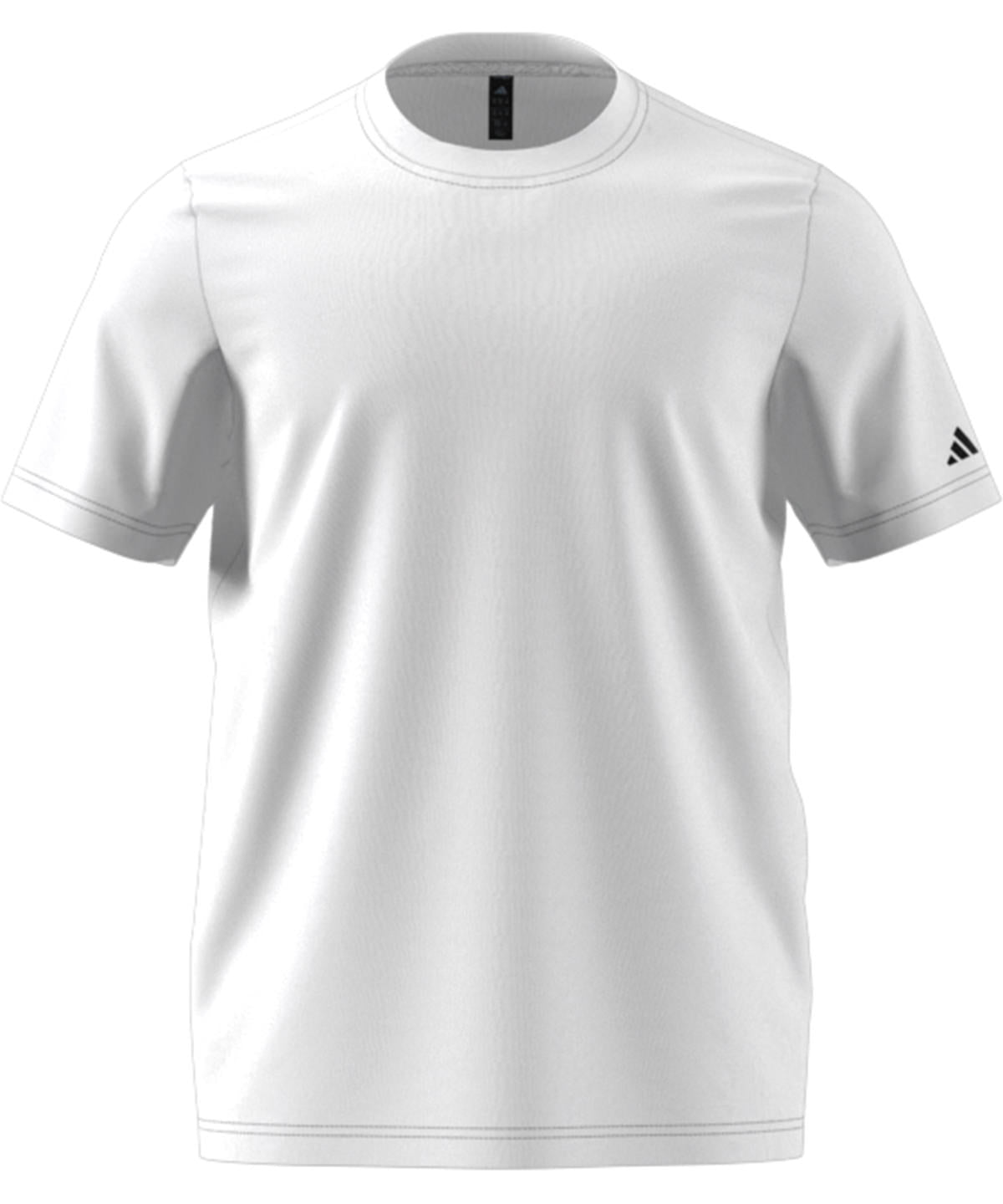Blank Tee in White, front view