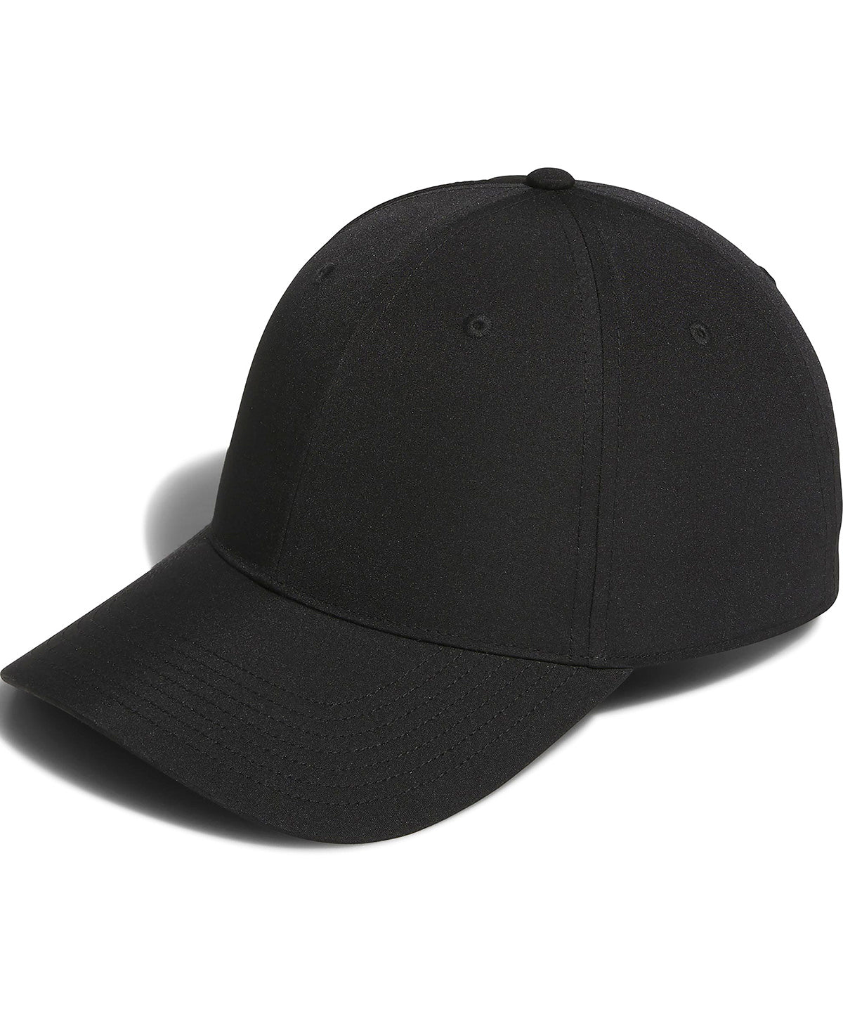 6-Panel Core Cap in Black, front view