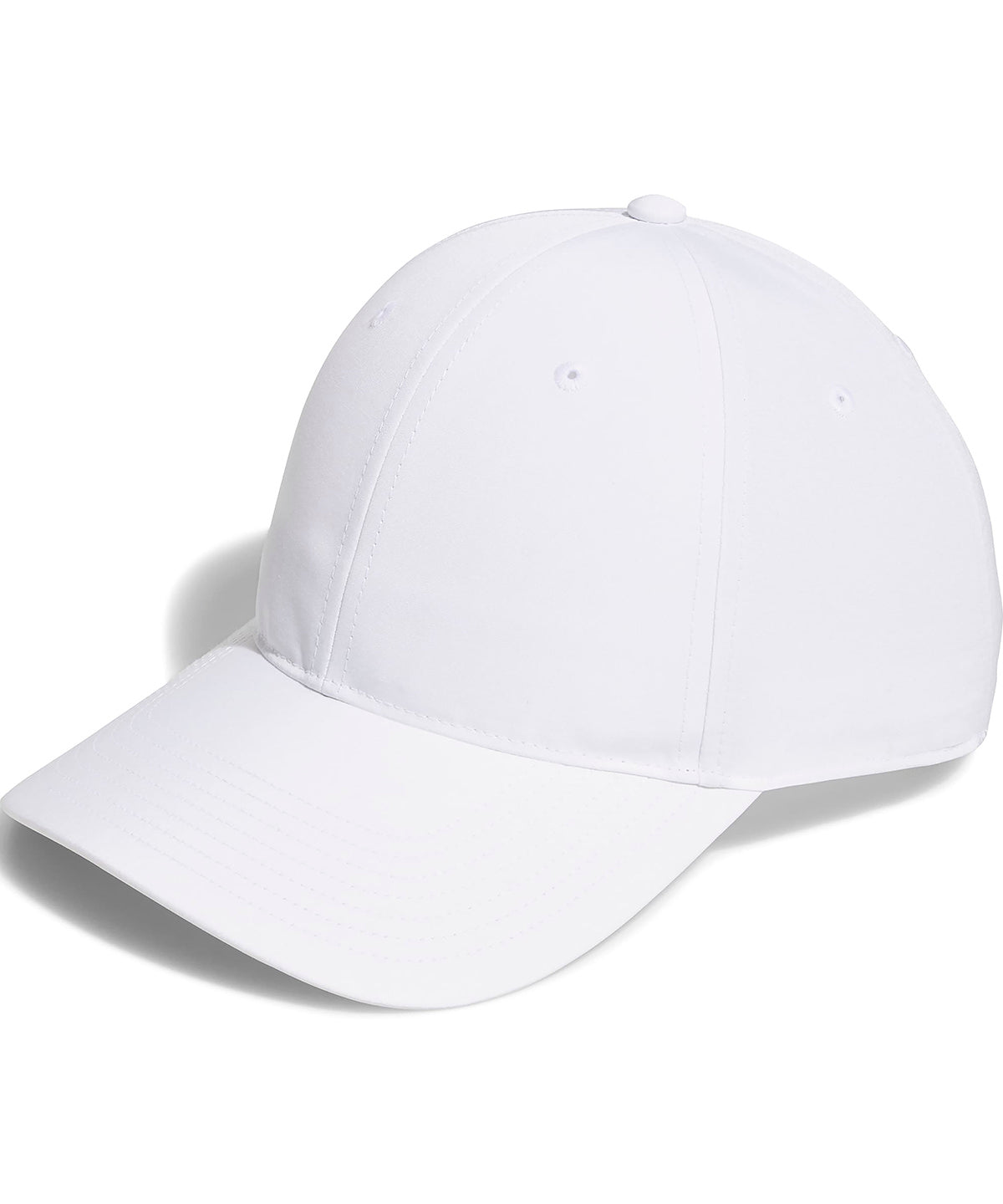 6-Panel Core Cap in White, front view