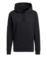 Fleece Hoodie in Black, front view