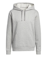 Fleece Hoodie in Mid Grey, front view