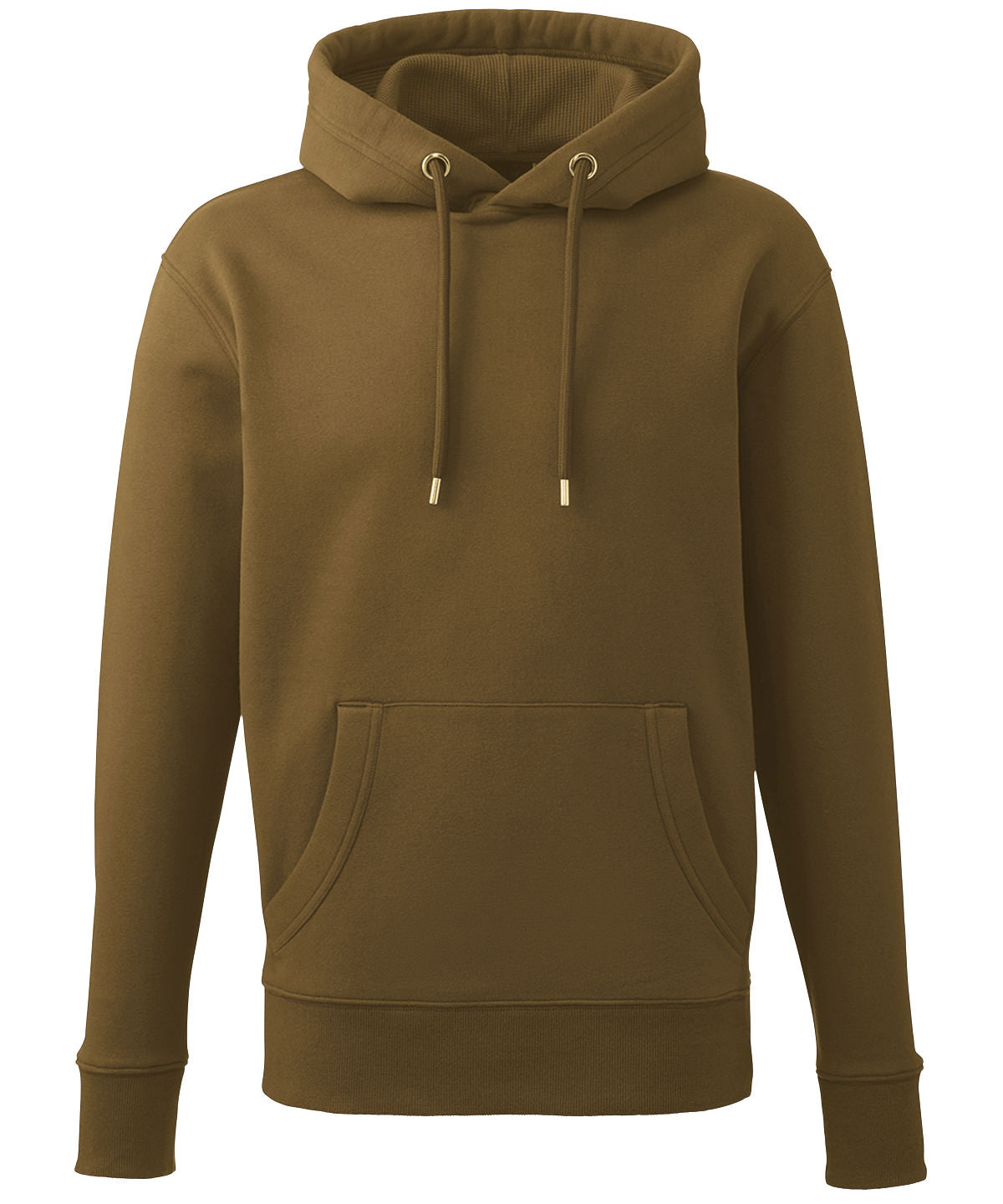 Men's Anthem Hoodie in Khaki, front view
