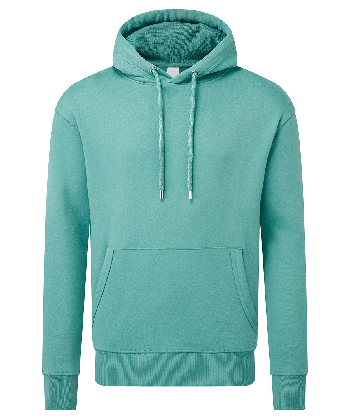 Men's Anthem Hoodie in Teal, front view