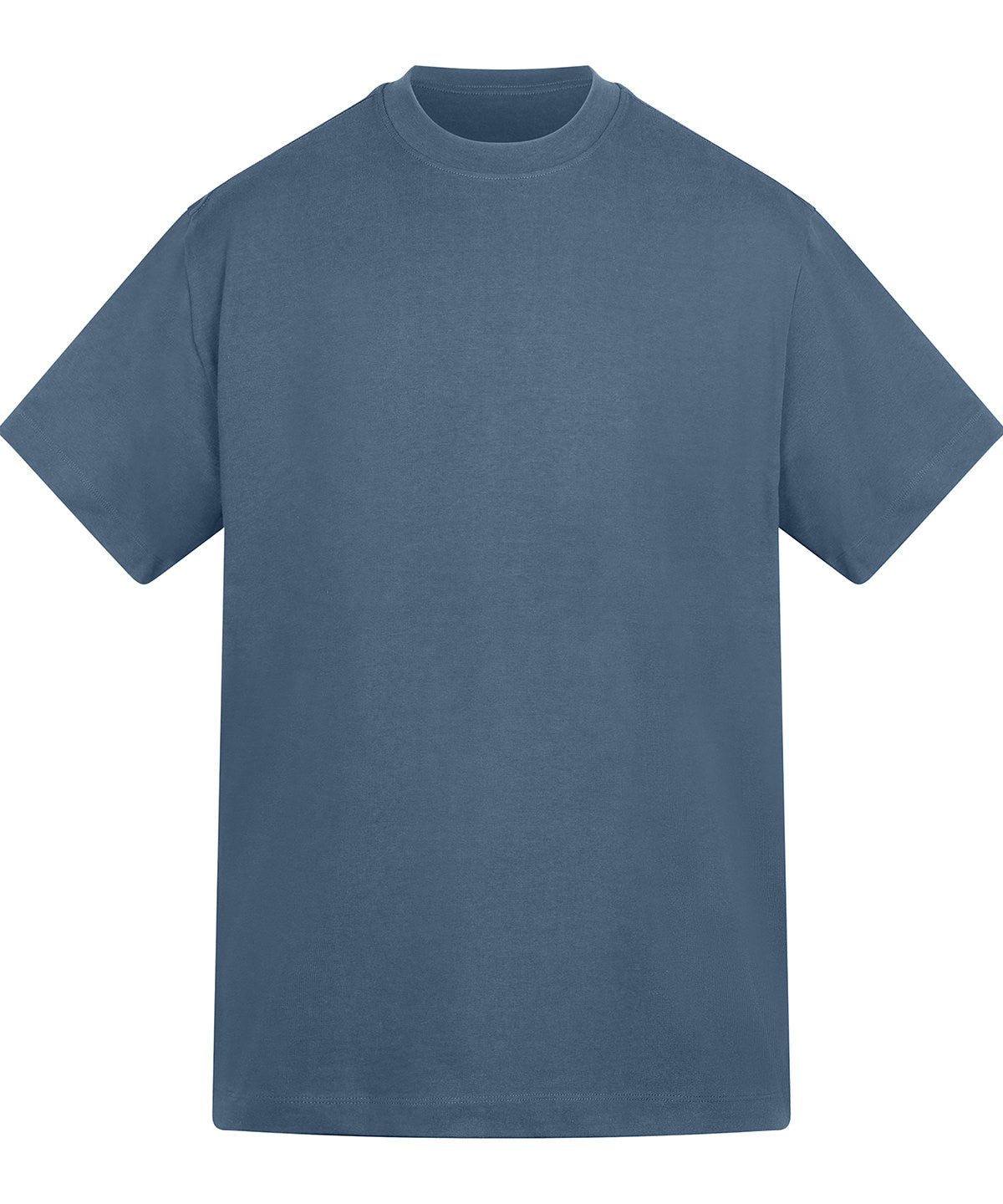 Amplify Heavyweight T-Shirt in Indigo Blue, front view