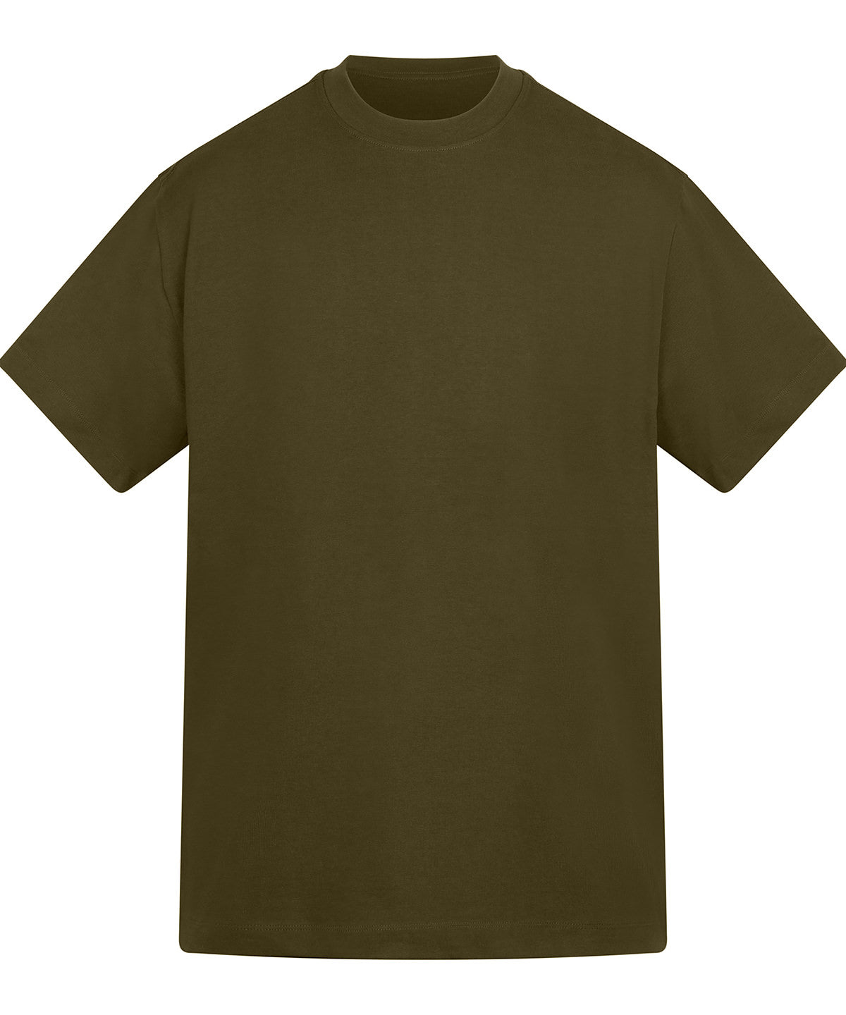 Amplify Heavyweight T-Shirt in Khaki, front view