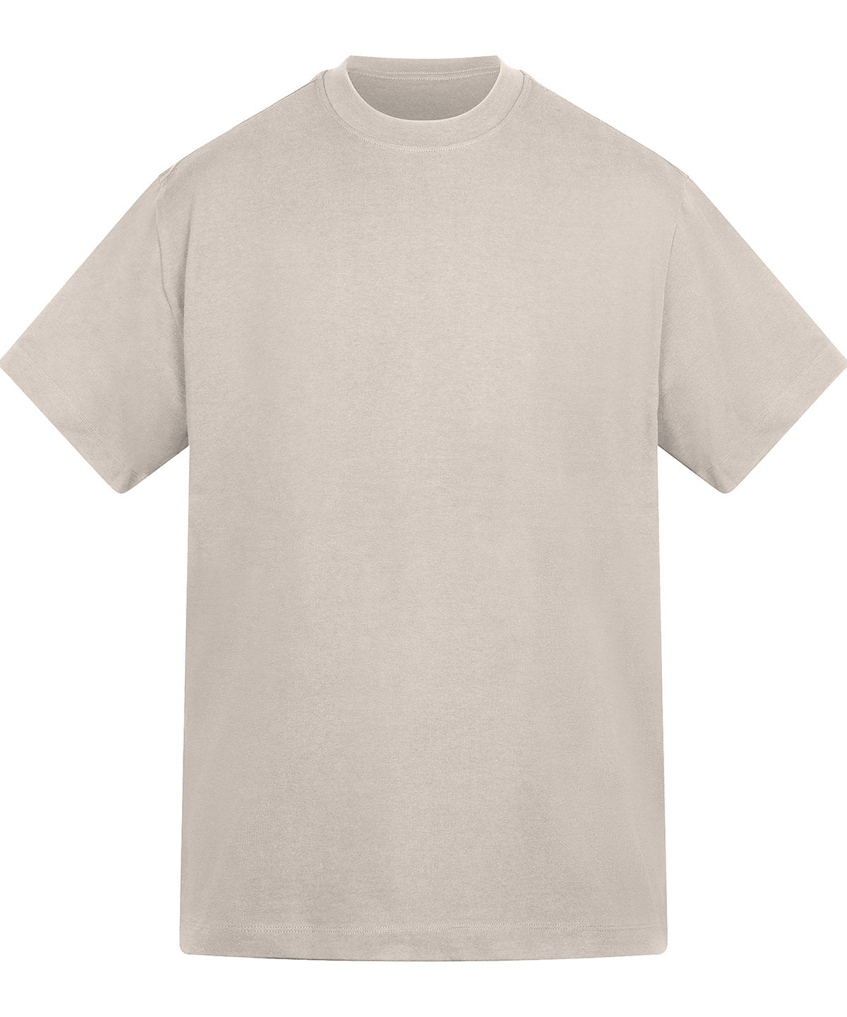 Amplify Heavyweight T-Shirt in Stone, front view