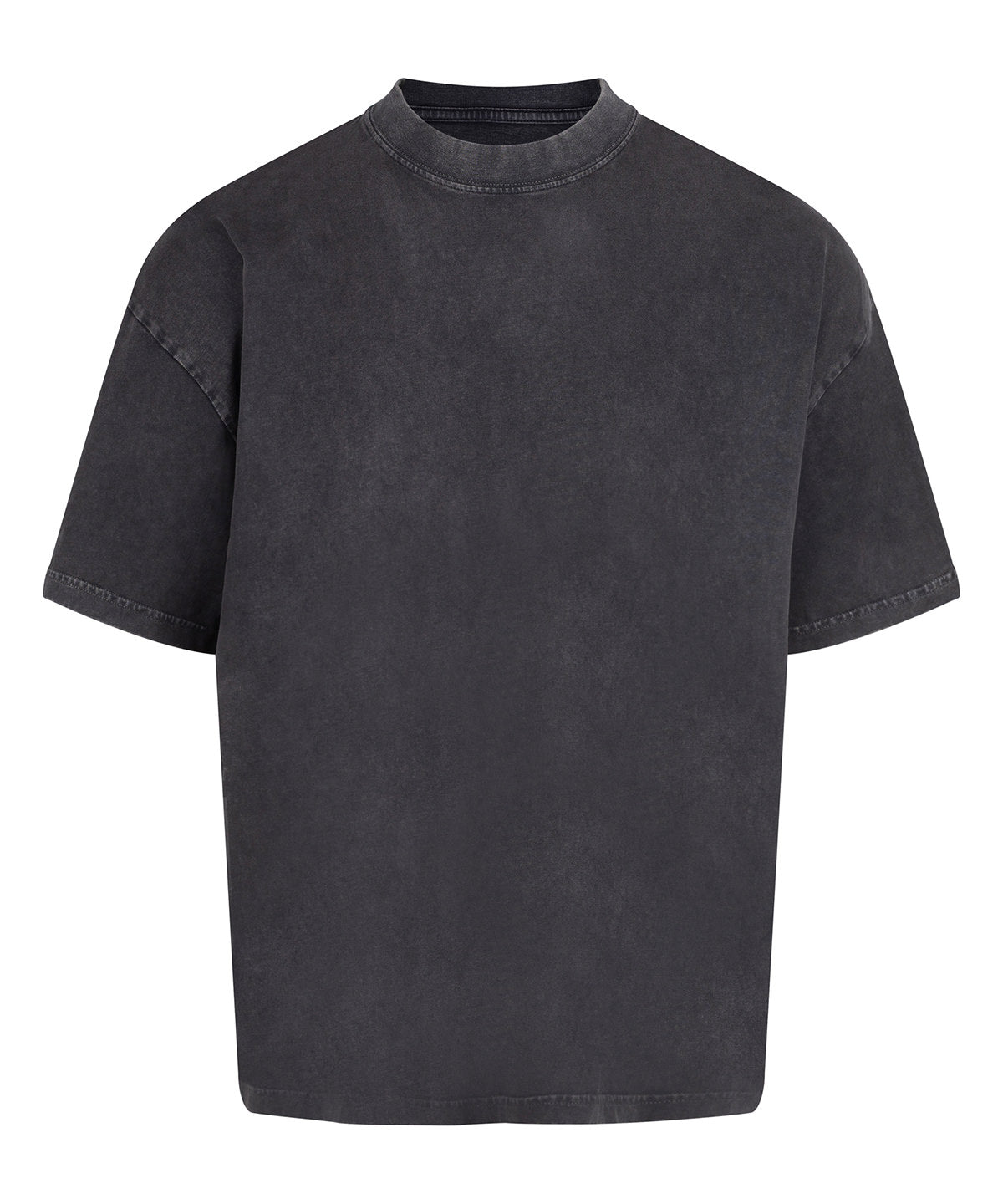 Distortion Washed T-Shirt in Washed Black, front view