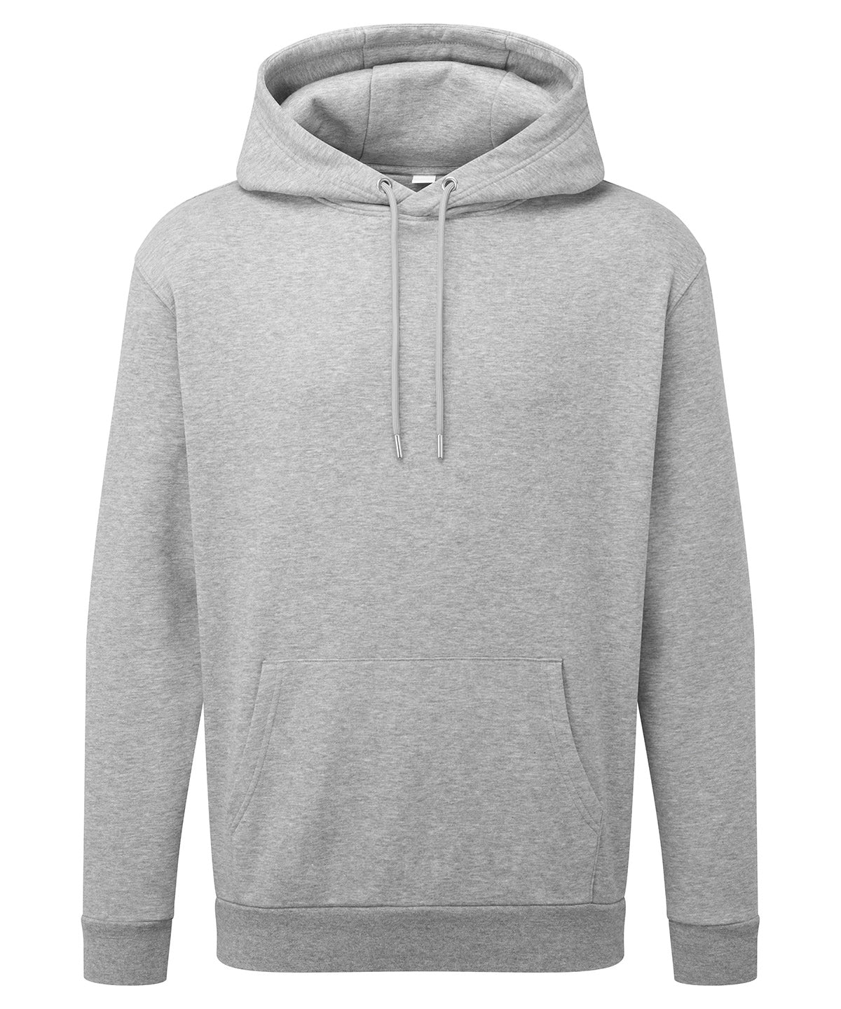 Studio Hoodie in Grey Marl, front view