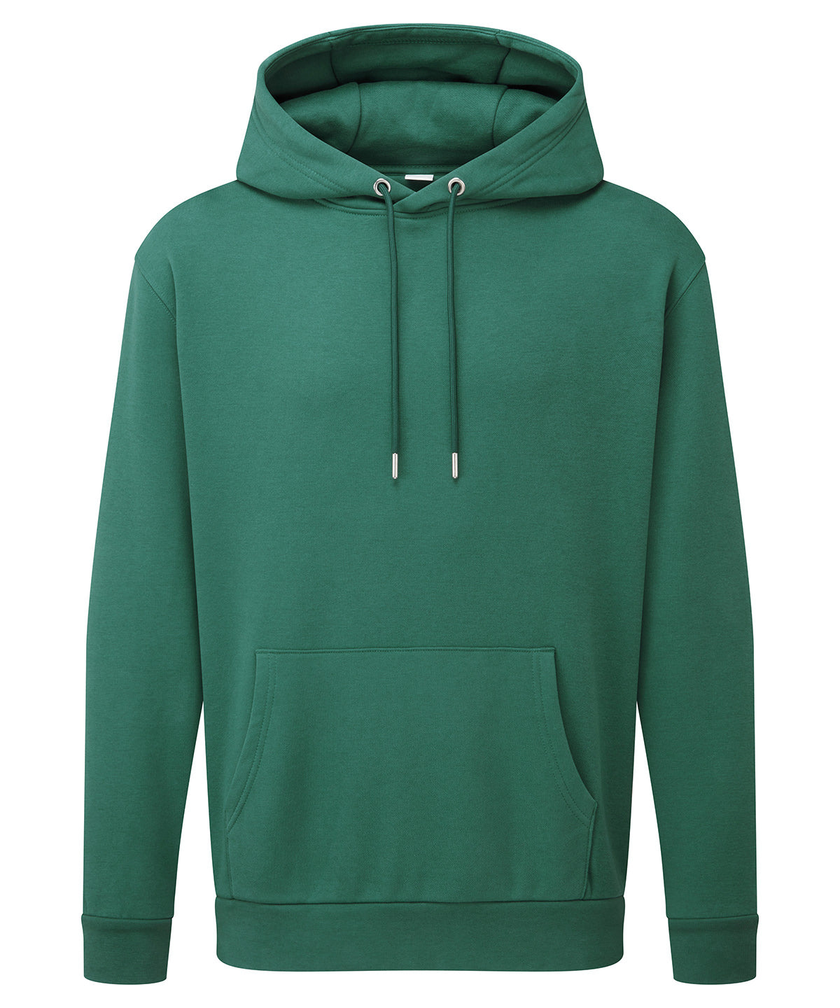 Studio Hoodie in Pine Green, front view