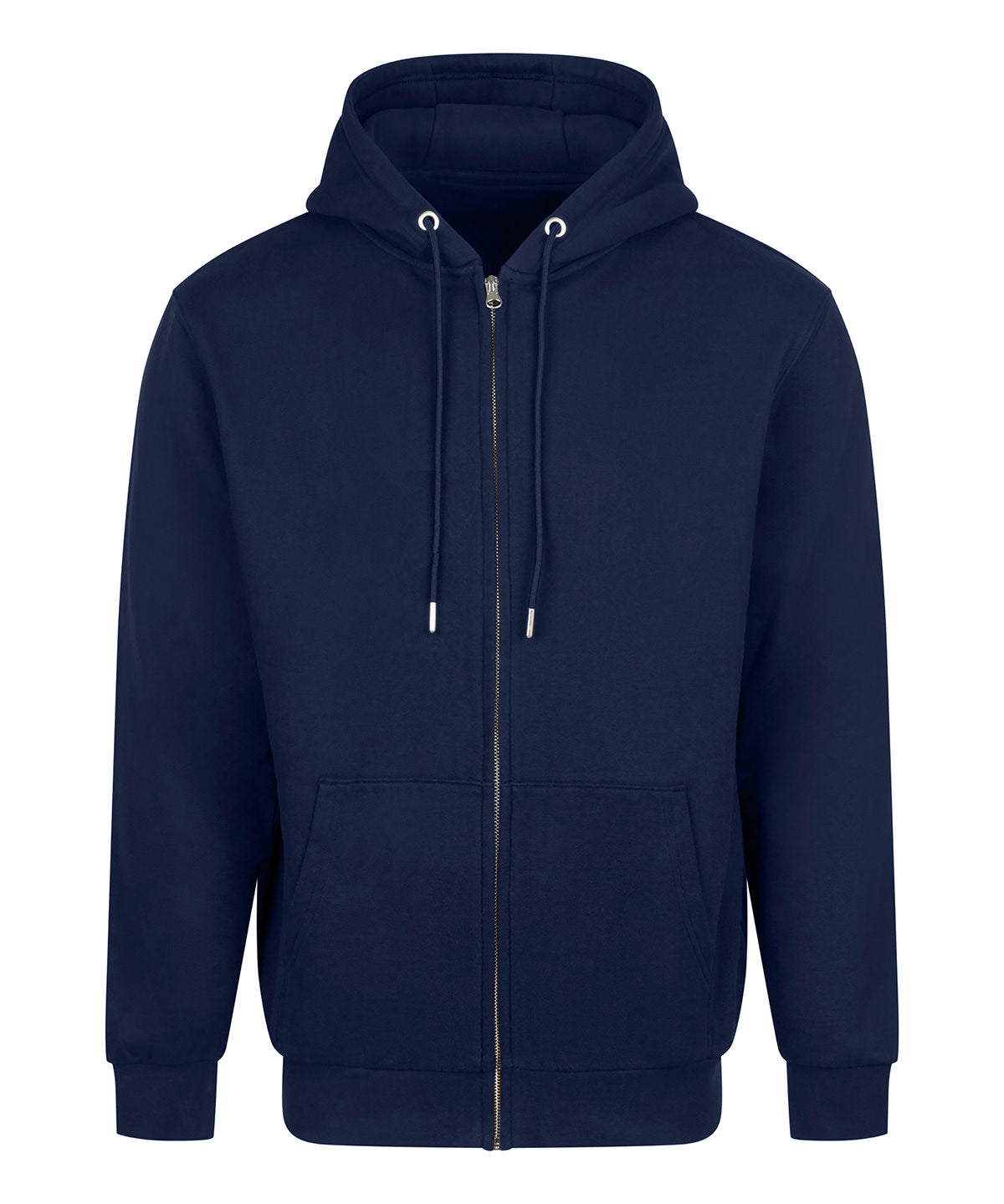 Studio Full-Zip Hoodie in Navy, front view