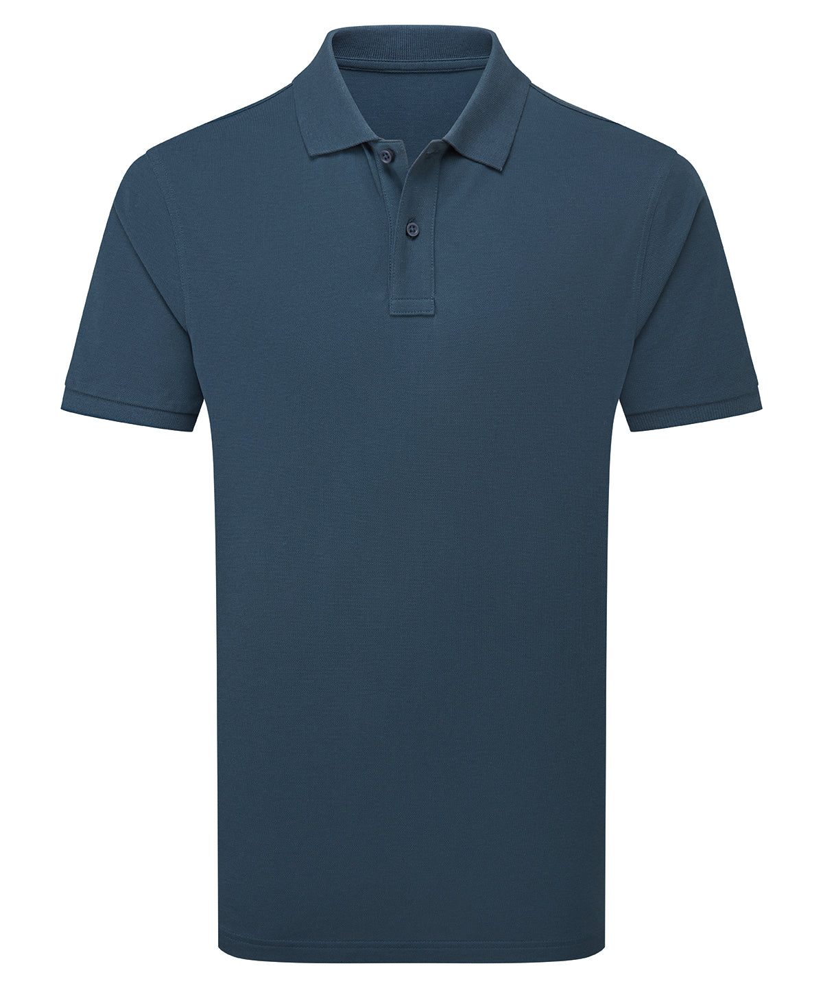 The Asquith & Fox Polo in Midnight Blue, front view