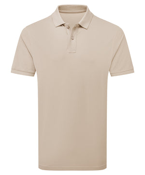 The Asquith & Fox Polo in Stone, front view