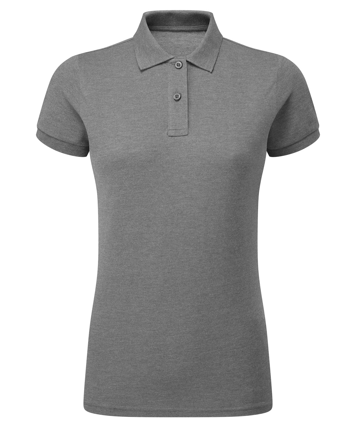 Women's Classic Fit Polo in Heather, front view