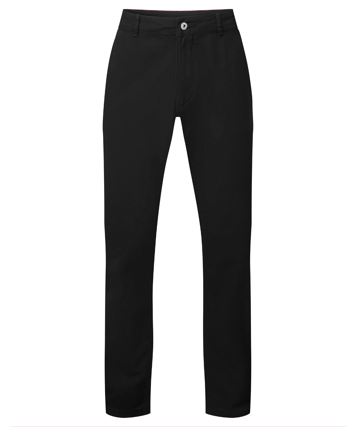 Men's Classic Fit Chinos in Black, front view