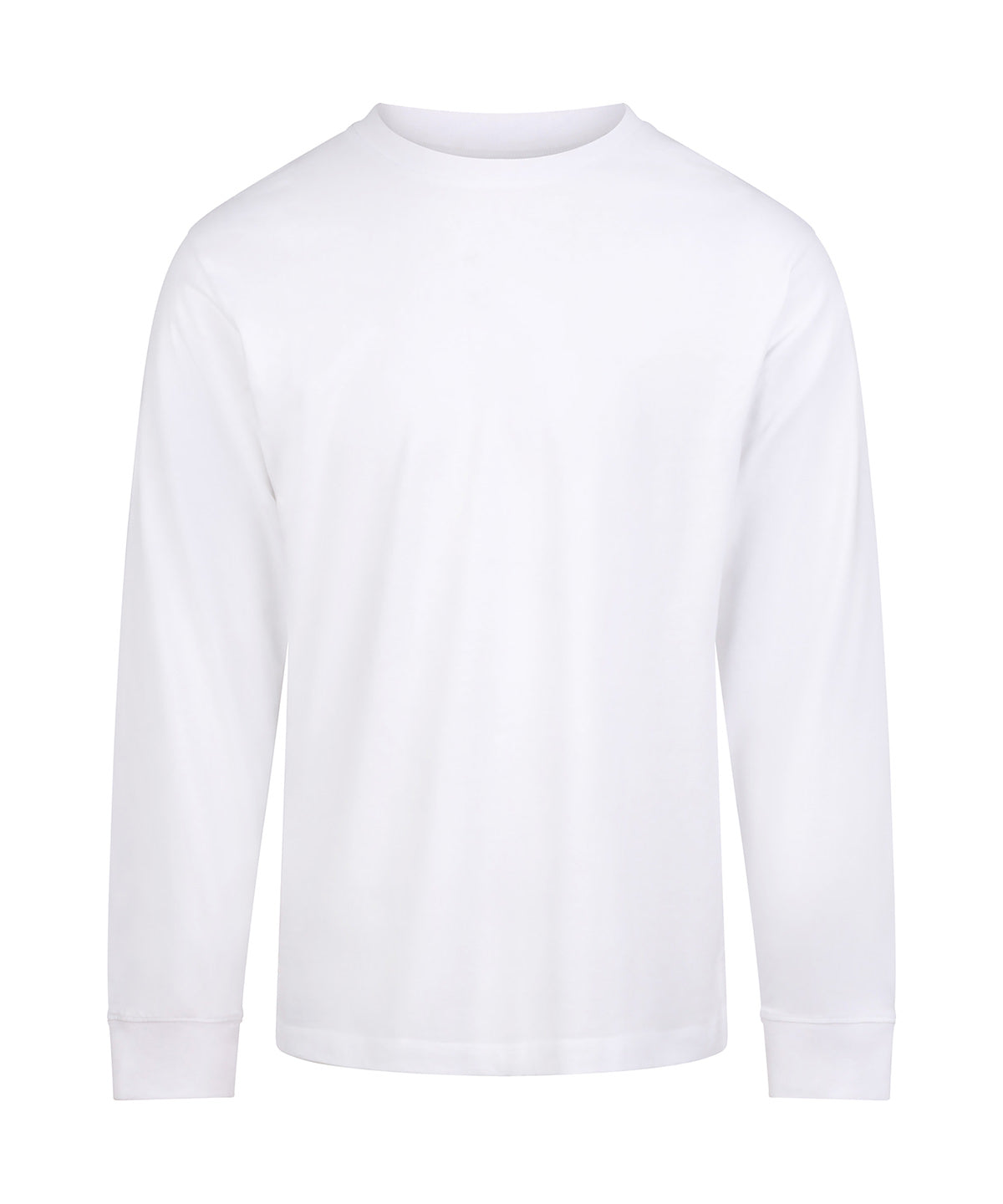 180 Long Sleeve T in Arctic White, front view