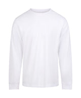 180 Long Sleeve T in Arctic White, front view