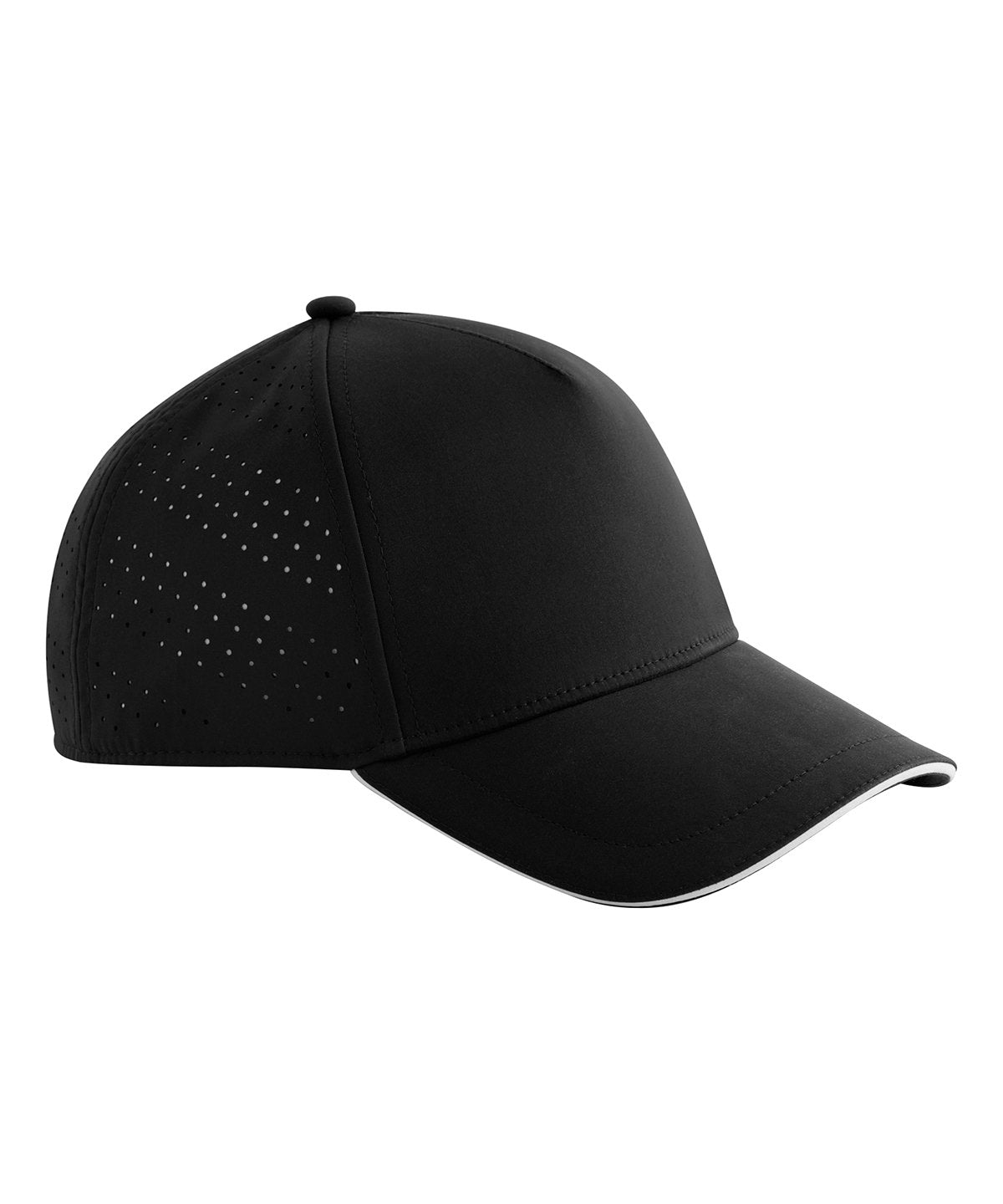 Accelerate Cap in Black/White, front view