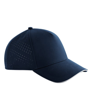 Accelerate Cap in Navy/White, front view