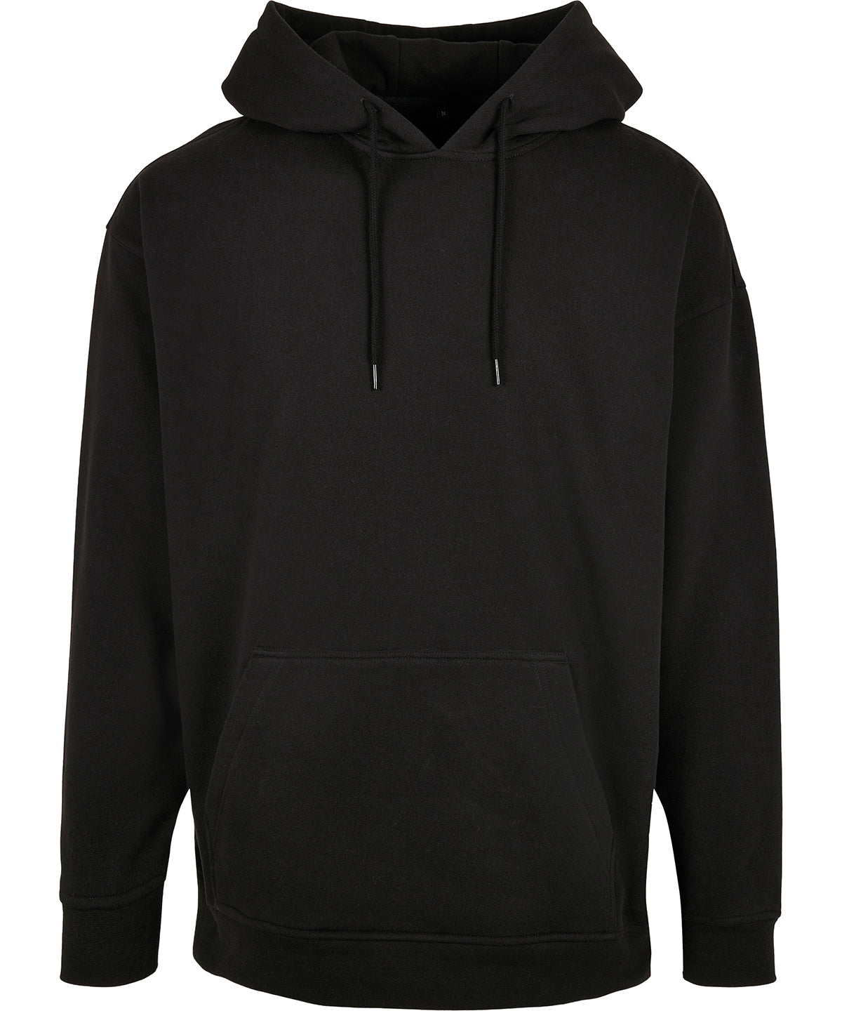 Basic Oversize Hoodie in Black, front view