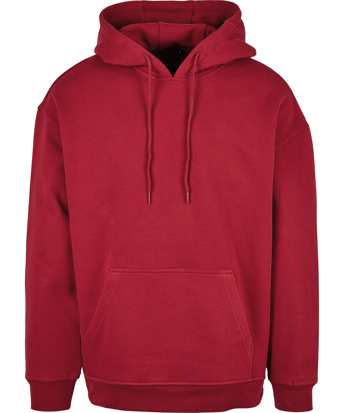 Basic Oversize Hoodie in Burgundy, front view