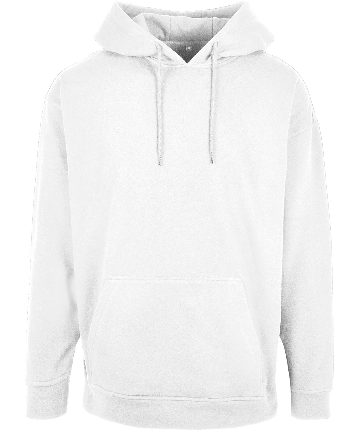 Basic Oversize Hoodie in White, front view