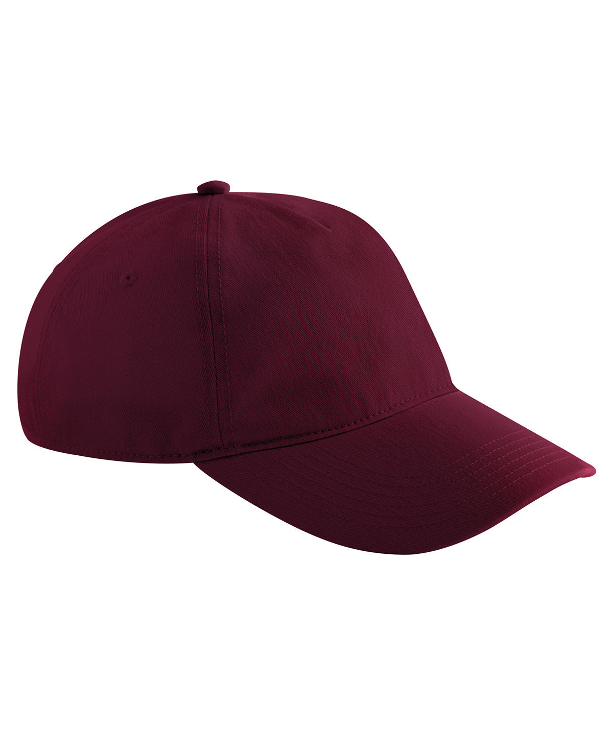 Leisure Cap in Burgundy, front view