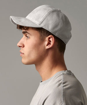 Lifestyle photo of the Faux Suede 6-Panel Cap