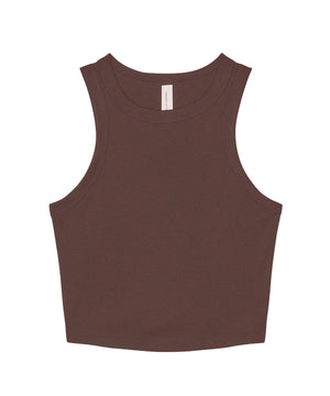 Women’s micro rib racer tank
