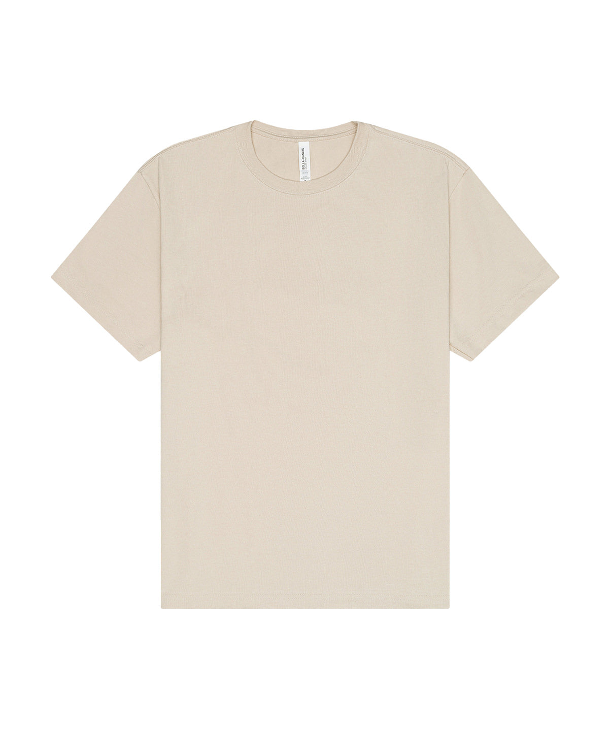 Unisex Short Sleeve Heavy Tee in Dust, front view