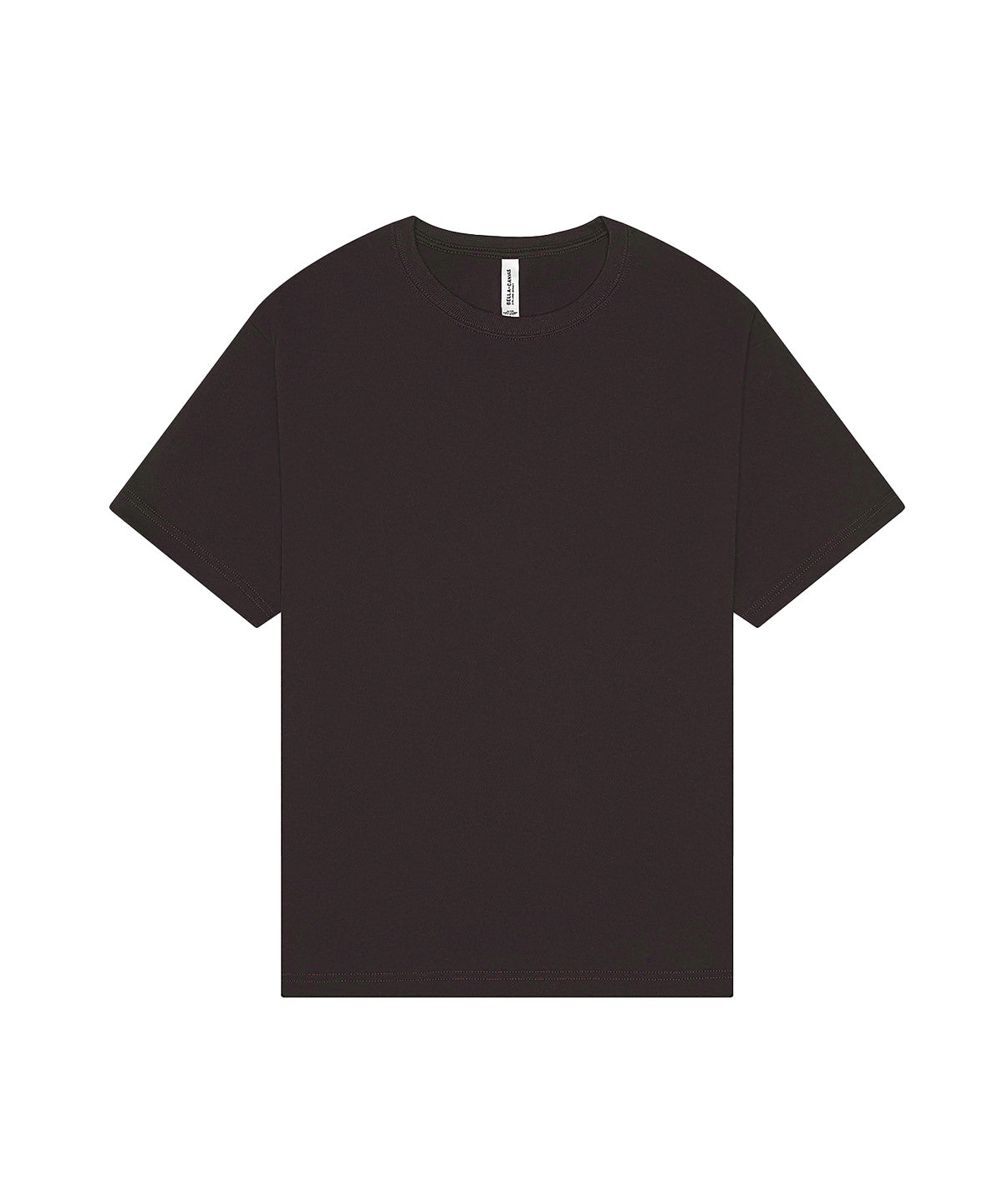 Unisex Heavy Boxy Tee in Dark Grey, front view