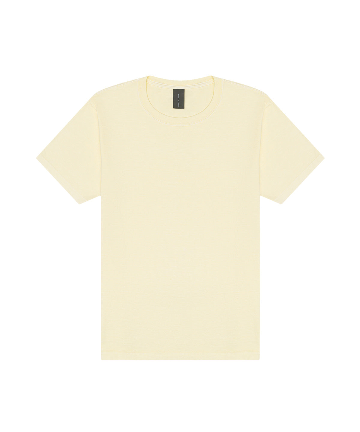 Unisex Heavyweight Washed Tee in Buttermilk, front view