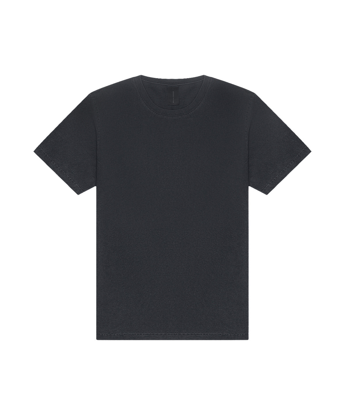 Unisex Heavyweight Washed Tee in Washed Black, front view