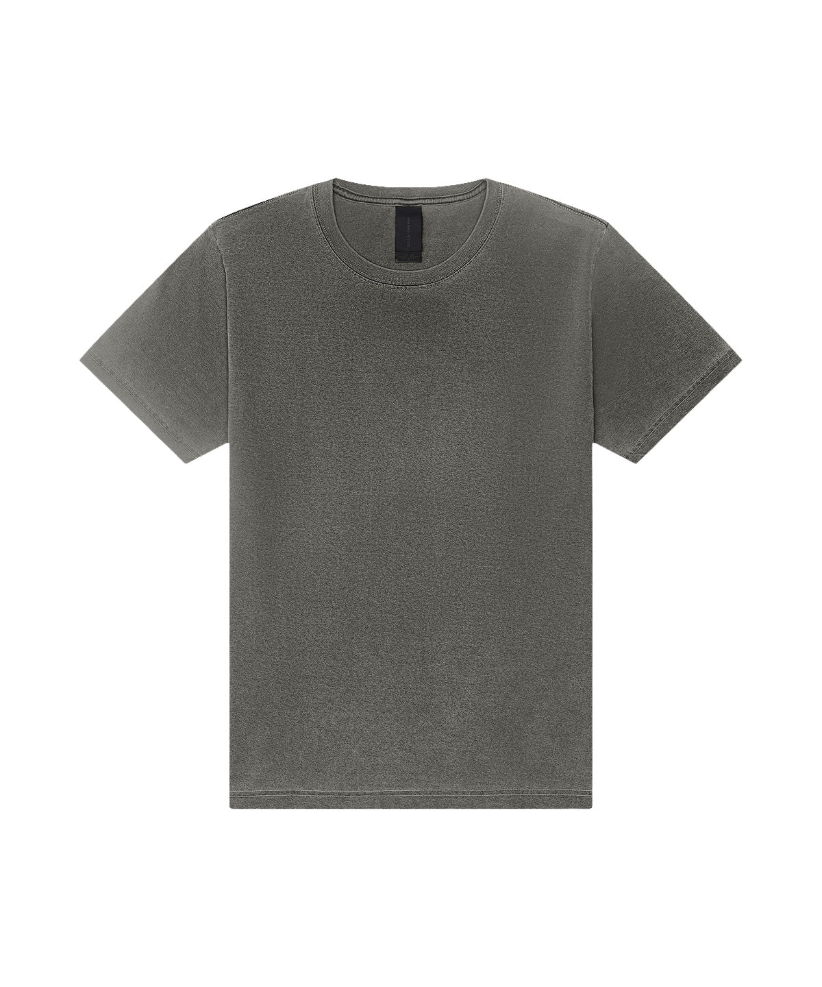 Unisex Heavyweight Washed Tee in Washed Charcoal, front view
