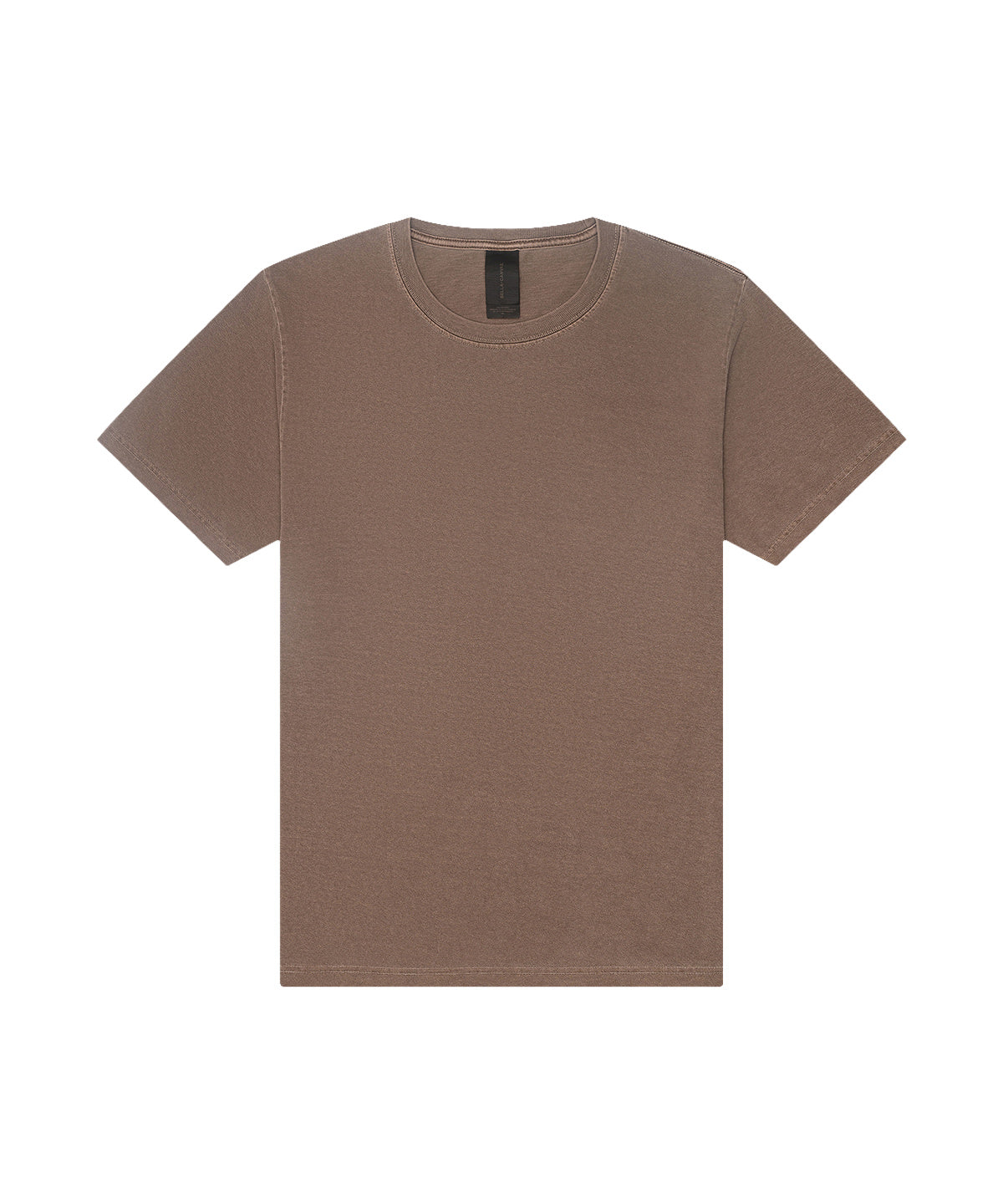 Unisex Heavyweight Washed Tee in Washed Cocoa, front view