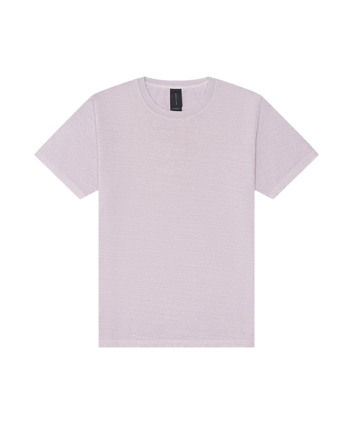 Unisex Heavyweight Washed Tee in Washed Lavender, front view