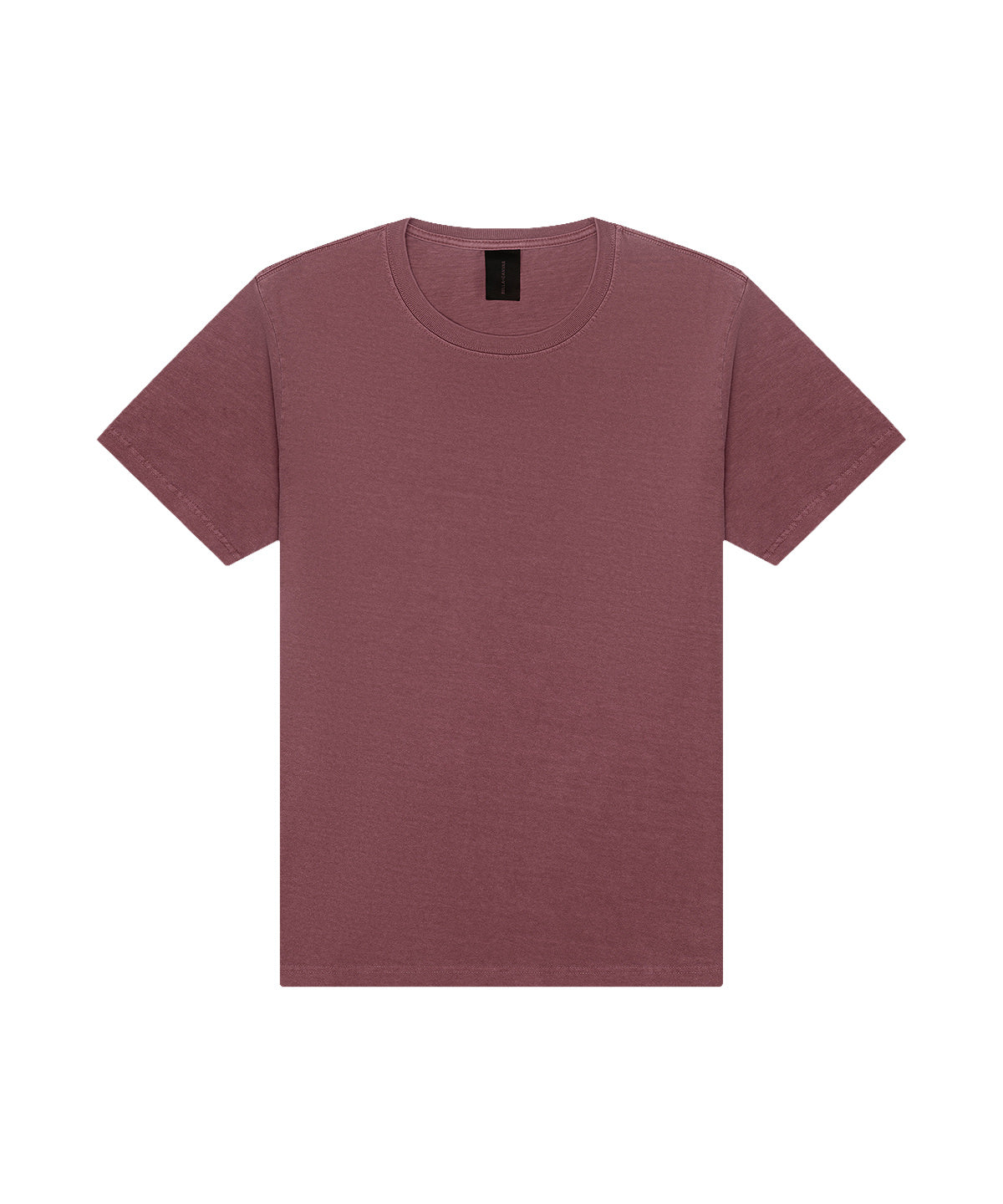 Unisex Heavyweight Washed Tee in Washed Maroon, front view